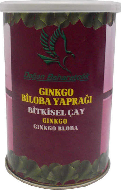 Doğal Ginkgo Biloba Yaprağı 100 Gr Teneke Kutu