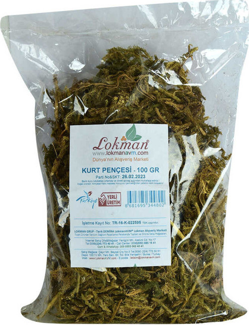 Kurt Pençesi Otu Doğal 100 Gr Paket
