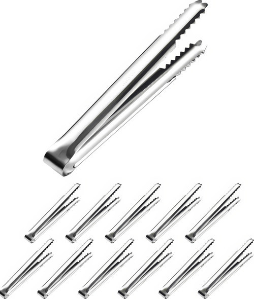 12 Adet 304 Çelik 14,8 cm. Buz Ve Şeker Maşası mt130-12