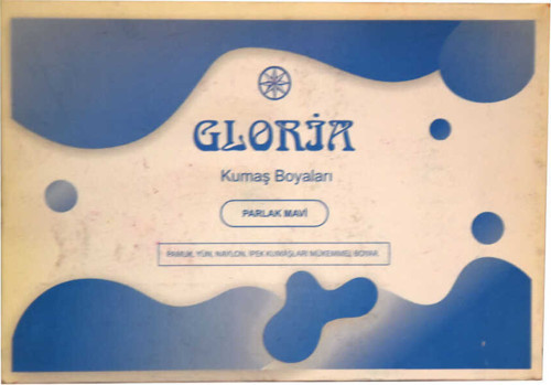 Kumaş Boyası Parlak Mavi 10 Gr Pkt
