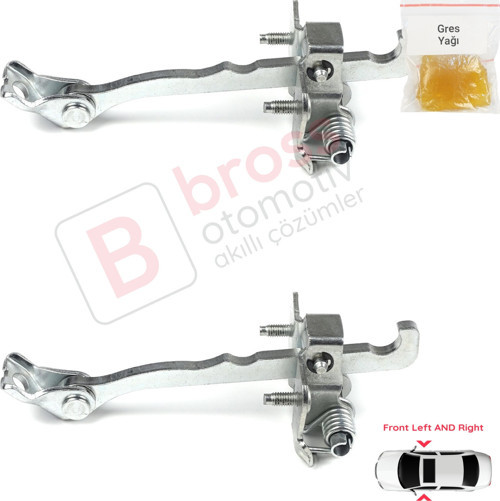 2X Front Door Hinge Stop Limiter for Renault Trafic MK2 Vivaro A PriMastar X83
