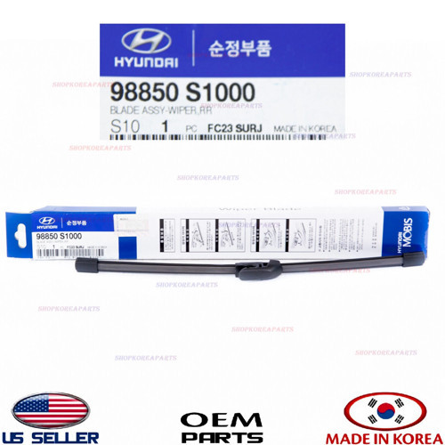 Kore Santafe/Ceed/Xceed Benzin-Dizel 2018- Silecek Süpürgesı Arka 300 Mm (Oem No:98850S1000)