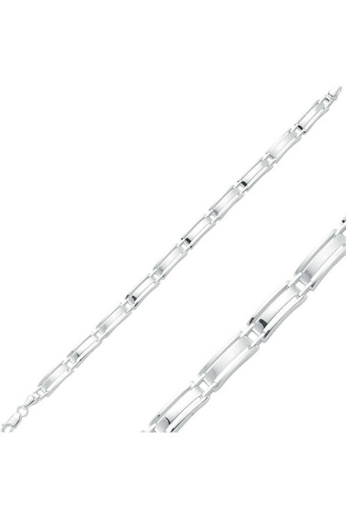 DMR Elegance DMR Elegance Gümüş Üç Sıra Erkek Bileklik