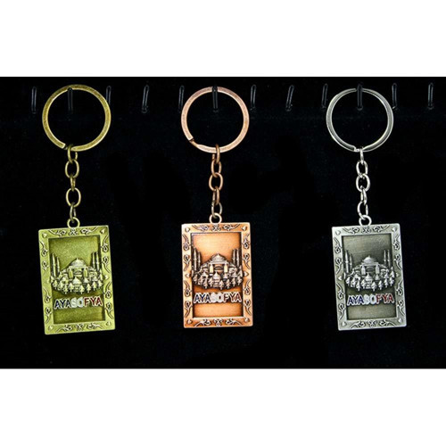 Metal Ayasofya Anahtarlık