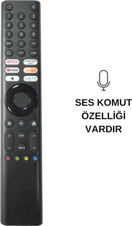 Xiaomi MI-VER.23 Netflix-Prime Video Tuşlu Bluetooth Kumanda - Ses Komutlu