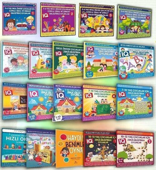 Çocuklar için Çoklu Zeka Seti - 19 Kitap Takım