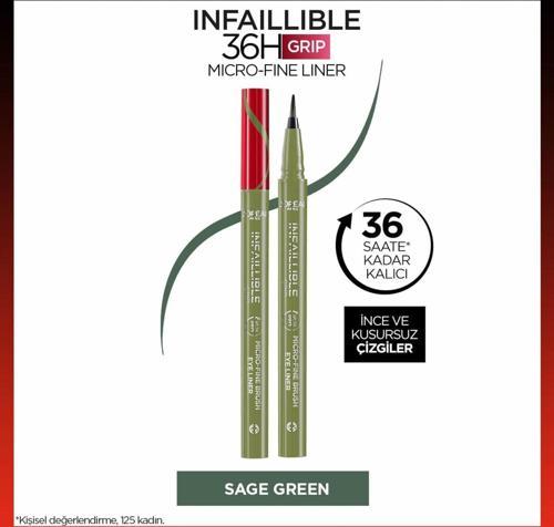 Infaillible 36H Grip Micro Fine Eyeliner 05 Sage Green