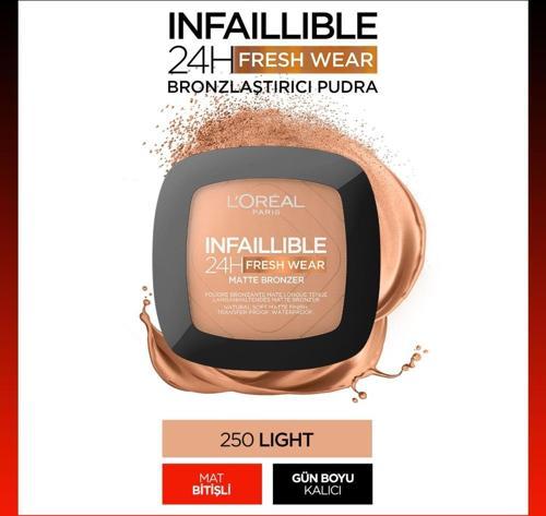 Infaillible 24H Fresh Wear Bronzlaştırıcı Pudra - 250 Light