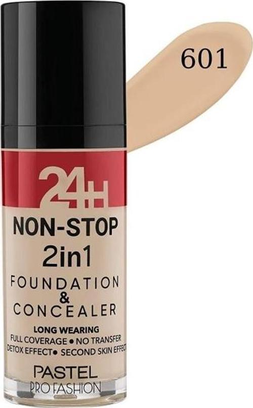 Profashion 24h Non-stop 2in1 Fondöten Ve Kapatıcı 601