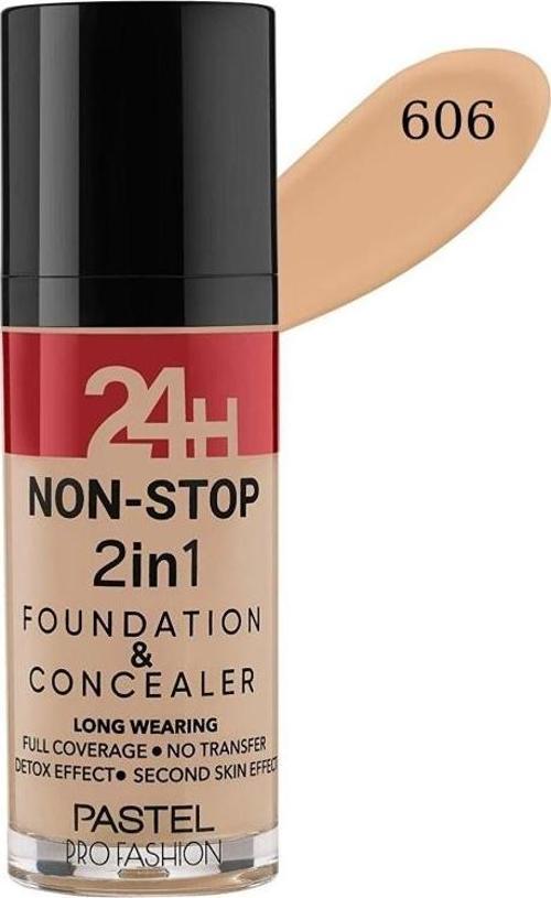 Profashion 24h Non-stop 2in1 Fondöten Ve Kapatıcı 606 Warm