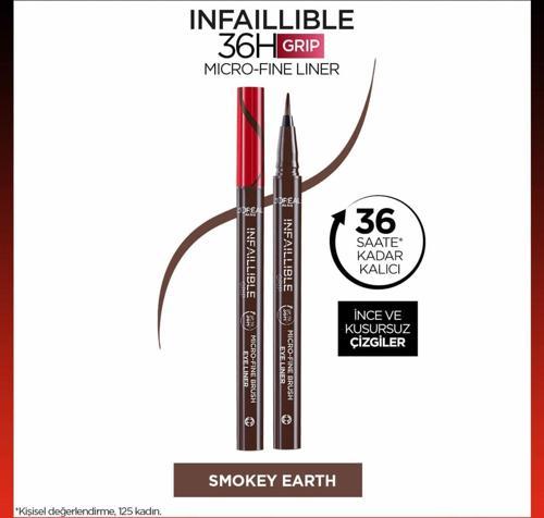 Infaillible 36H Grip Micro Fine Eyeliner 02 Smokey Earth