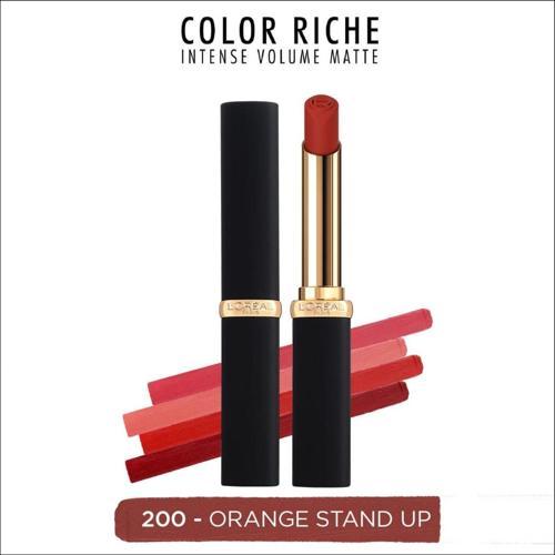 Color Riche Colors of Worth Intense Volume Matte Ruj - 200 Orange Stand Up