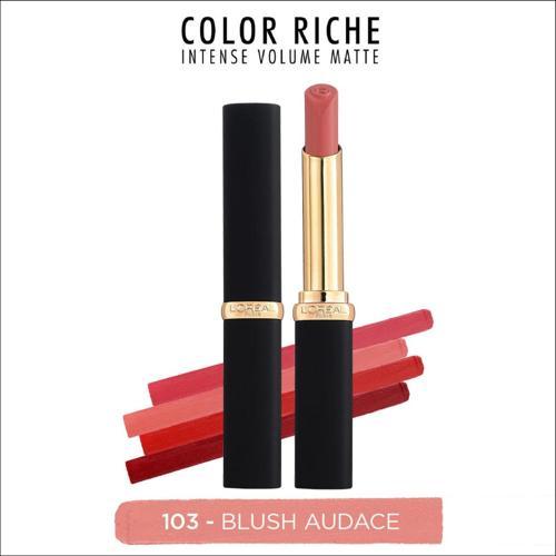Color Riche Intense Volume Matte Ruj - 103 Blush Audace