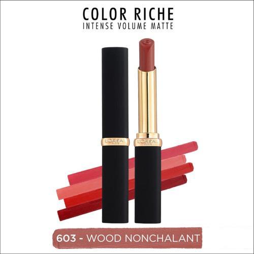 Color Riche Intense Volume Matte Ruj - 603 Wood Nonchalant