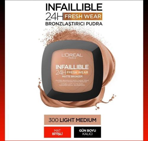 Infaillible 24H Fresh Wear Bronzlaştırıcı Pudra - 300 Light Medium