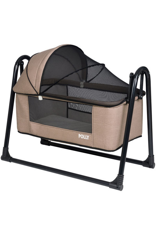 Lüks Keten Fileli Silinebilir Portatif Sallanır Anne Yanı Beşik Sepet Beşik Hamak Beşik