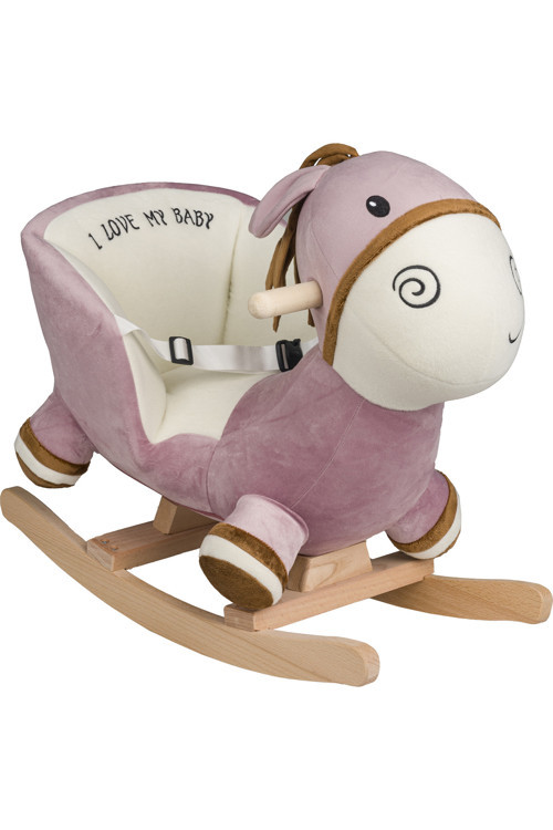 Eğitici Peluş Sallanan At Ahşap Sallanan At Ve Aslan