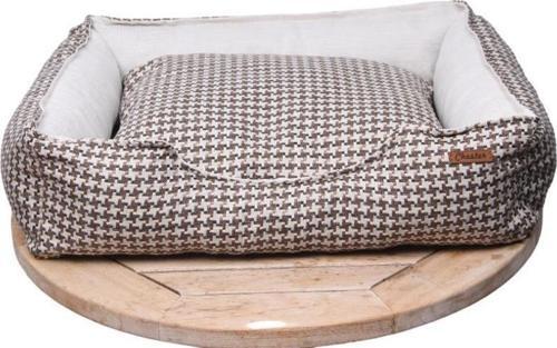 Elite (S) Yıkanabilir Yatak 55*50*18cm Kahve-Beyaz