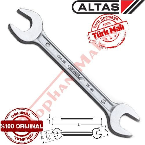 22x24mm İki Ağız Anahtar