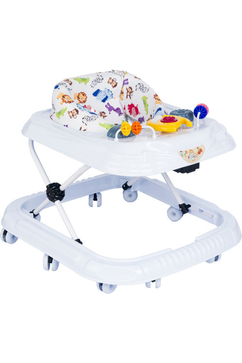 Alpina Kornalı Bebek Yürüteci 3 Kademe 10 Tekerlekli Dengeli Eğlenceli Yeni Model Örümcek Yürüteç