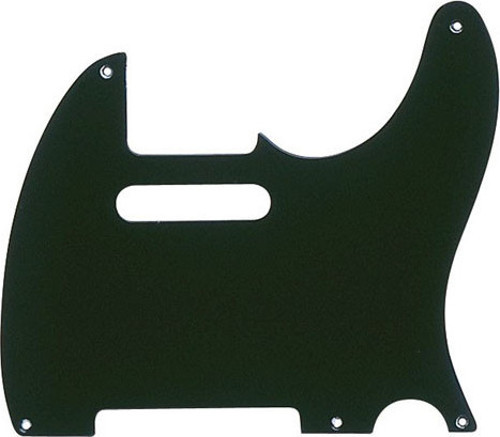 0992019000 Telecaster 5-Hole Mount Pickguard Siyah (Aksesuar) | 1 Katlı Yapı, Vintage Stil Tasarım, Dayanıklı Mal
