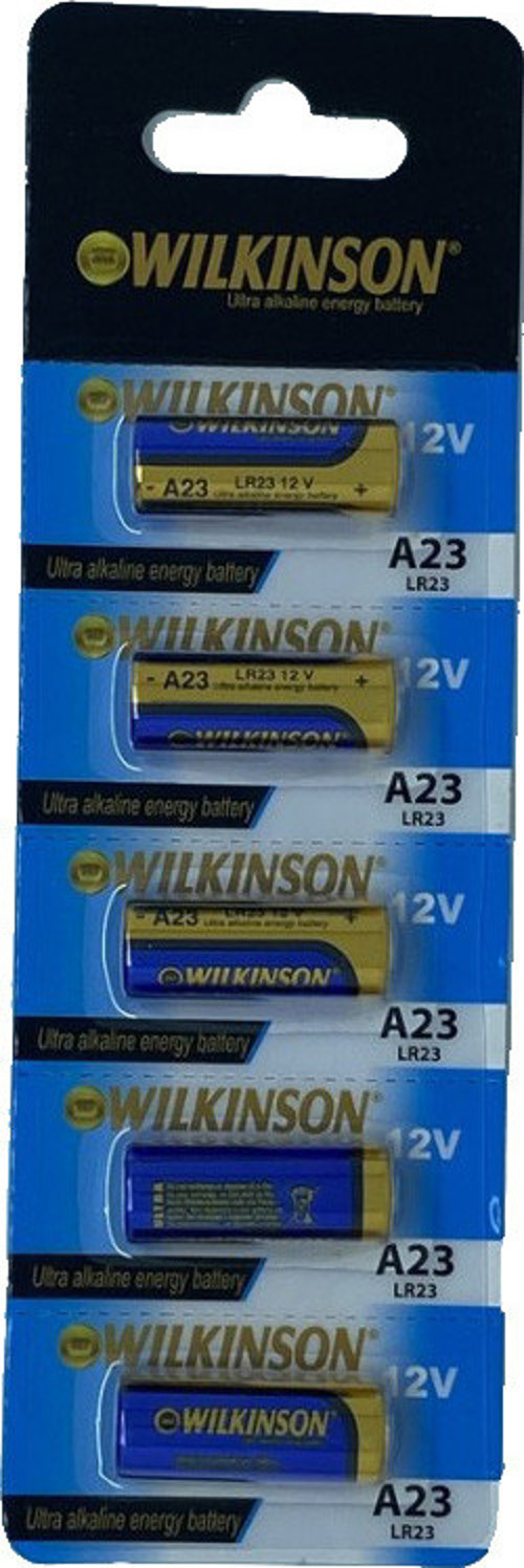 WILKINSON 23A V23GA MN21 12V Alkalin Pil Kepenk Anahtar Pili Beşli Paket