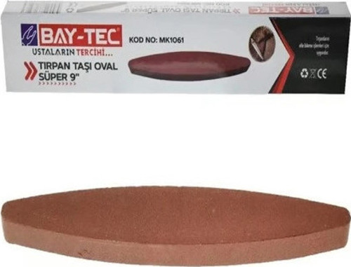 Tırpan Bileme Taşı OVAL süper 9" mk1061
