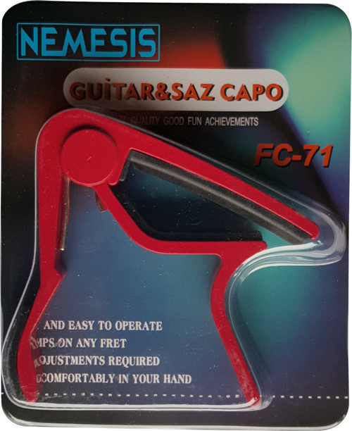 FC-75/R Gitar Kaposu (Kırmızı) | Alüminyum Alaşım Hafif Gövde Güçlü Yay Tansiyonu ile Mükemmel Baskı ve Net Ses