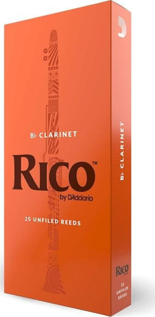 RCA2520 Orange Box Bb Klarnet Kamışı No: 2.0 (Başlangıç/Eğitim) - 25'li Paket | Standart Kesim, Toplu Paket ve Okul