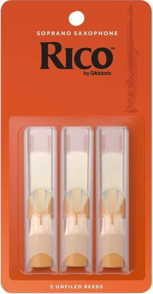 RIA0325 Orange Box Soprano Saksafon Kamışı No: 2.5 (Orta Seviye/Eğitim) - 3'lü Paket | Standart Kesim, Kolay Çalım