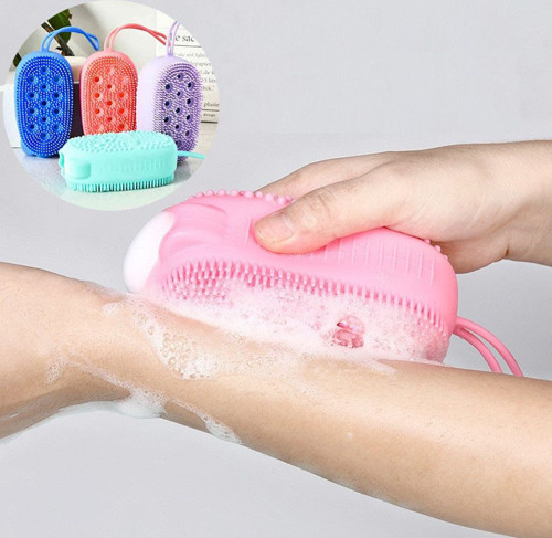 Süngerli Silikon Banyo Kesesi