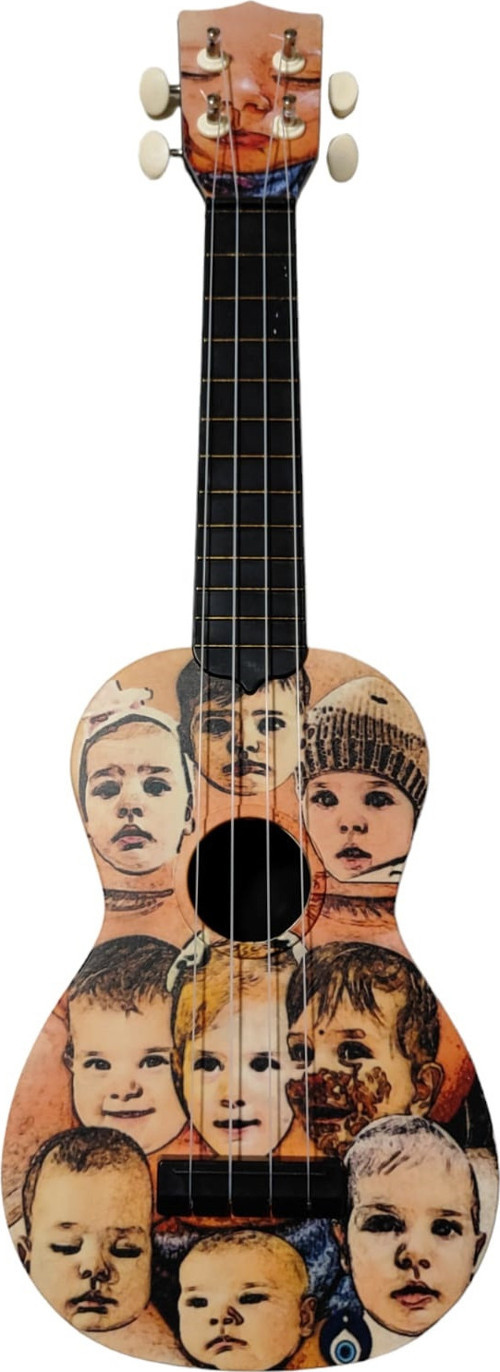 Hawiian XU21BABY Soprano Ukulele (Bebek Desenli) | Bebek Figürlü Şirin Tasarım Hafif Yapısı Sayesinde Kolay Taşıma