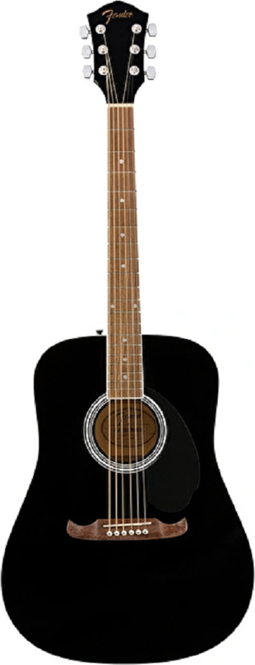 0971113506 Fa-125ce Dreadnought Akustik Gitar (siyah - Ceviz Klavye) | Modern 3 3 headstock sadece pürüzsüz bir