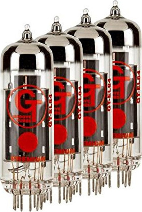5550113583 GT-EL84-S Med Quartet Power Lamba (Eşleştirilmiş Dörtlü) | EL84 Dörtlü Set Orta Sertlikte ve Par