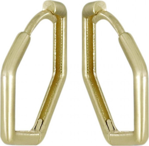 Altın Geometrik Küpe T077652