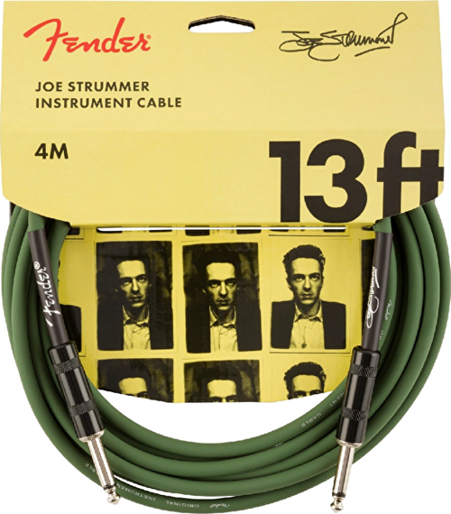 0990810276 Joe Strummer Pro Enstrüman Kablosu (4m - Drab Green) | Joe Strummer İmzalı Özel Seri Askeri Yeşil Renk