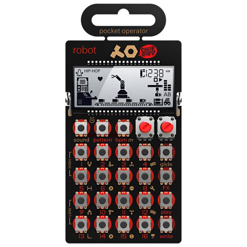 10 0014 PO-28 Robot | Canlı Performans Synthesizer 8-bit Sesler