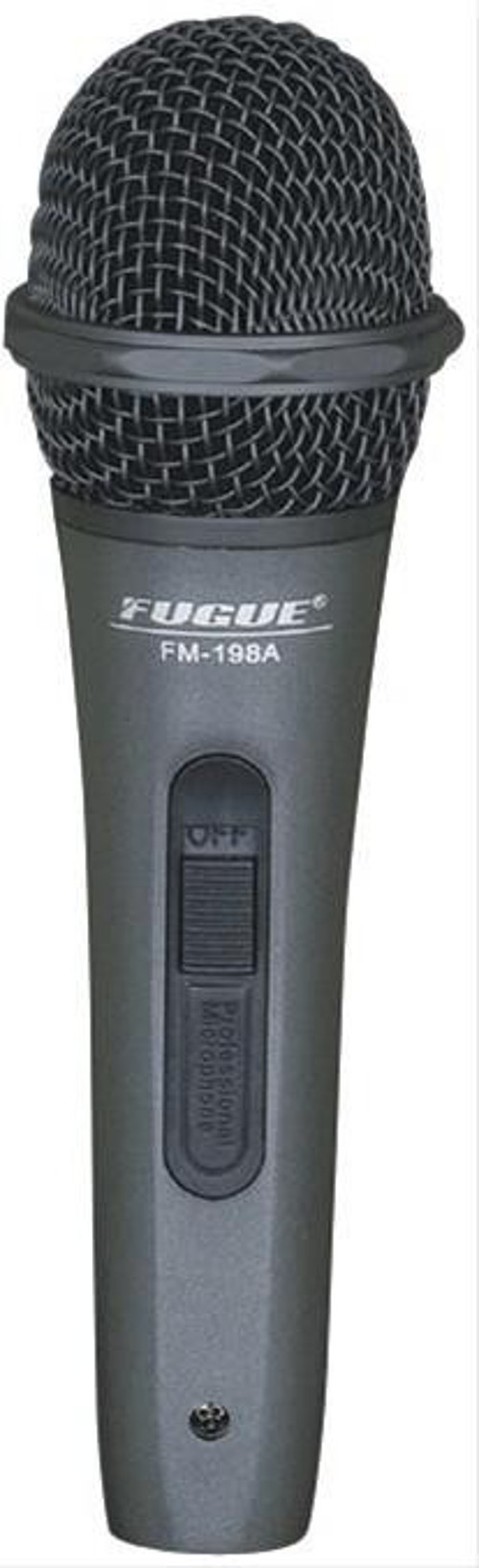 FM-198A Dinamik Mikrofon (Siyah Başlıklı - Kablolu - Tek Yönlü)