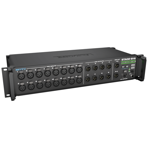 17 0007 Stage-B16 Stage Box / Ses Kartı | 16 Kanal Dijital Mikser ve Sahne Kutusu AVB