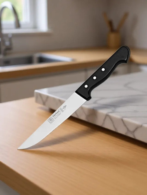 Sürmene Kasap Et Bıçağı 28 Cm Pimli Paslanmaz Çelik Sıyırma Doğrama Mutfak Bıçağı Sürbisa 61001