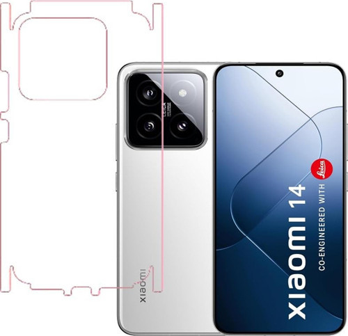 Xiaomi 14 ile Uyumlu 360 Arka Kaplama