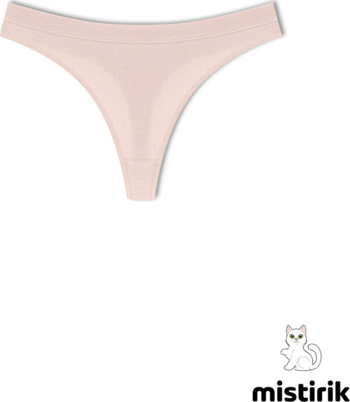 Paulo Model Fitilli Tanga Slip Iz Belli Etmez Külot Açık Pembe Renk