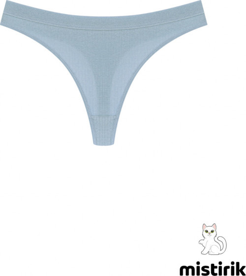 Paulo Model Fitilli Tanga Slip Iz Belli Etmez Külot Su Yeşili Renk