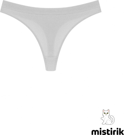 Paulo Model Fitilli Tanga Slip Iz Belli Etmez Külot Beyaz Renk