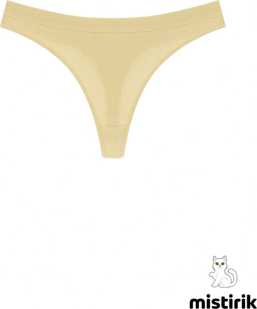 Paulo Model Fitilli Tanga Slip Iz Belli Etmez Külot Ten Renk