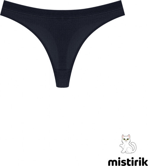 Paulo Model Fitilli Tanga Slip Iz Belli Etmez Külot Lacivert Renk