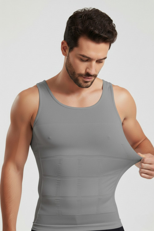 Torenova Bölgesel Sıkılaştırıcı Ve Şekillendirici Erkek Korse Atlet Gri Renk