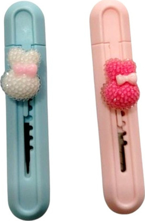Asm Mini Tavşan Maket Bıçağı Dar Pembe veya Mavi Karışık - 1 adet