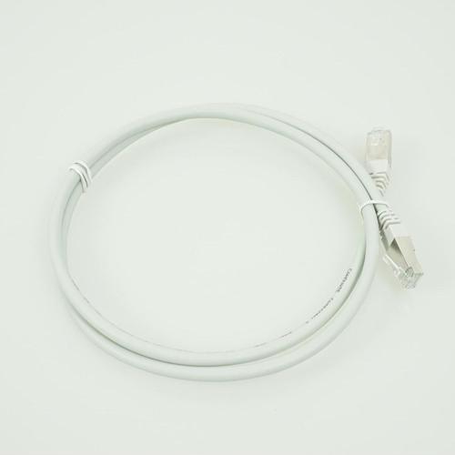 Bakır Patch Kablo Cat6a U/ftp 1mt Lszh Gri Patch Cord Folyo Korumalı 5 Adet