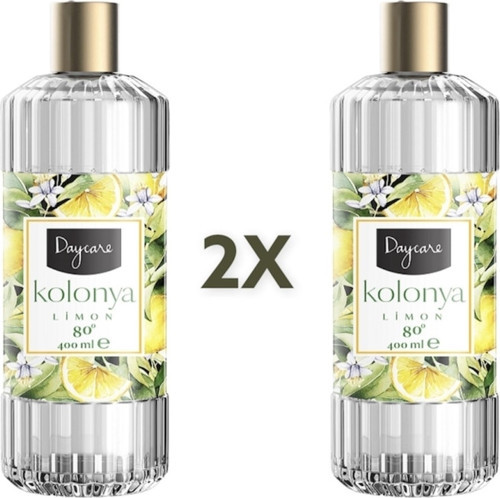 Cam Şişe Limon Kolonyası 2 x 400 ml
